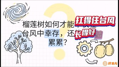 第四节：中国榴莲突围战：为生存重塑权型，抗台风矮化栽培与力学牵引，课程：《国产榴莲突围战：从泰国经验到中国实操的8堂必修课（高阶实战版）》