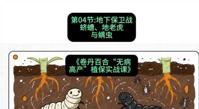 第04节：地下保卫战&mdash;&mdash;蛴螬、地老虎与螨虫 ，课程：《卷丹百合&ldquo;无病高产&rdquo;植保实战课》#识农AI