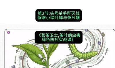 第02节：头号杀手歼灭战&mdash;&mdash;假眼小绿叶蝉与茶尺蠖，课程：《茗茶卫士&mdash;&mdash;茶叶病虫害绿色防控实战课》#识农AI