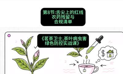 第08节：舌尖上的红线&mdash;&mdash;农药残留与合规清单，课程：《茗茶卫士&mdash;&mdash;茶叶病虫害绿色防控实战课》#识农AI